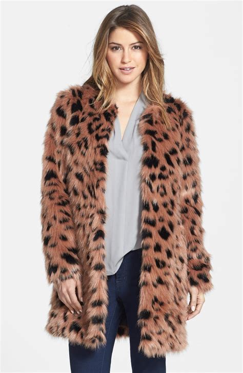 michael kors white faux fur coat|michael kors fur coat women's.